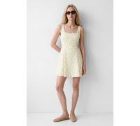 Minikleid MAVI "WOVEN MINI DRESS", Damen, Gr. XS, US-Größen, gelb romantic print, 100% Baumwolle, normal, normaler Saum, Kleider Minikleid, Kleid kurz (43224547-XS) gelb romantic print
