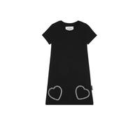 Minikleid PHILIPP PLEIN "Heart", Mädchen, Gr. 16, EURO-Größen, 02, schwarz, Obermaterial: 100% Baumwolle, Kleider Minikleid (88492364-16) 02, schwarz