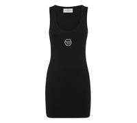 Minikleid PHILIPP PLEIN "Kleid", Damen, Gr. M, US-Größen, 02, schwarz, Obermaterial: 100% Polyester, 48% Baumwolle, 48% Modal, 4% Elasthan, Kleider Minikleid (41554026-M) 02, schwarz