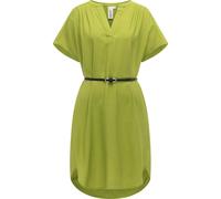 Minikleid RAGWEAR "Klarisa", Damen, Gr. XXL (44), Normalgrößen, grün (pistachio), Material: 85% Viskose, 15% Polyamid, Basic, figurumspielend ca. Mitte Oberschenkel, V-Ausschnitt, Fledermausärmel abge