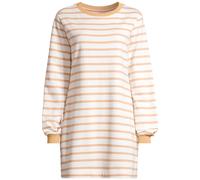 Minikleid SALZHAUT "Kurzes Kleid (Mini) MÖPPKES", Damen, Gr. XS, EURO, braun (sanftes weiß, camel), Obermaterial: 100% Baumwolle CO., Kleider Minikleid (88382848-XS) sanftes weiß, camel