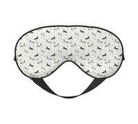 Minimalistische Cool Horses Polka Dots Schlafmaske, Augenmasken für Schlaf Doppelseitige Schlafmasken für Damen Herren, Verdunkelung Augenabdeckungen zum Schlafen, Reisen