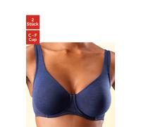 PETITE FLEUR by Lascana Damen Minimizer-BH | aus Baumwolle