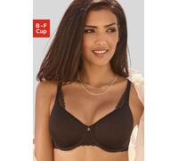Minimizer-BH LASCANA, Damen, Gr. 70, Cup C, schwarz, Microtouch, Obermaterial: 87% Polyamid, 13% Elasthan, BHs Minimizer-BH, mit Spacer-Schalen und Bügel, Basic Dessous (59698609-70) schwarz