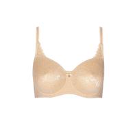 Minimizer-BH LISCA "Minimizer mit Bügel Jane", Damen, Gr. 90, Cup C, beige, Spitze, Obermaterial: 67% Polyester PES. 23% Polyamid PA. 10% Elasthan EL., BHs Minimizer-BH (54619759-90) beige