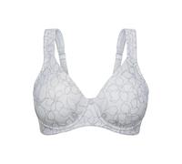 Minimizer-BH BONPRIX, Damen, Gr. 85, Cup E, grau (mattsilber, dunkelgrau bedruckt), Obermaterial: 80% Polyamid, 20% Elasthan. Futter: 82% Polyamid, 18% Elasthan, BHs Minimizer-BH, nahtloses Design, el