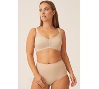 Minimizer-BH NATURANA "Minimizer", Damen, Gr. 100, Cup B, beige (light beige), Obermaterial: 81% Polyamid, 19% Elasthan. Spitze: 64% Polyamid, 36% Elasthan, unifarben, bequem, BHs Minimizer-BH, Shapin