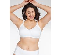 Naturana Damen 5632 Minimiser Side Smoother Minimizer BH, Blickdicht, weiß, 75C