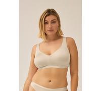 Minimizer-BH NATURANA "The Thursday", Damen, Gr. 95, Cup E, beige (light beige), Obermaterial: 76% Polyamid, 24% Elasthan, unifarben, BHs Minimizer-BH, ohne Bügel, breite Träger, basic, bequem, weich,