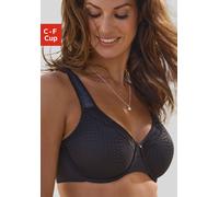 Minimizer-BH NUANCE, Damen, Gr. 105, Cup C, schwarz, Microtouch, Obermaterial: 89% Polyamid, 11% Elasthan, BHs Minimizer-BH, mit Bügel und leicht gefütterten Trägern - auch ideal für große Größen (931