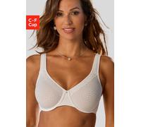 Minimizer-BH NUANCE, Damen, Gr. 80, Cup F, weiß, Microtouch, Obermaterial: 89% Polyamid, 11% Elasthan, BHs Minimizer-BH, mit Bügel und leicht gefütterten Trägern - auch ideal für große Größen (9551201