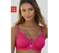 Minimizer-BH NUANCE, Damen, Gr. 85, Cup F, pink, Microtouch, Obermaterial: 85% Polyamid, 15% Elasthan, BHs Minimizer-BH, mit Bügel & hübschem Schmuckaccessoire - ideal für große Größen (57161310-85) p