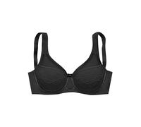 Minimizer-BH NUANCE, Damen, Gr. 95, Cup D, schwarz, Spitze, Obermaterial: 83% Polyamid, 17% Elasthan, BHs Minimizer-BH, mit Bügel und breiten Trägern, aus festem Jacquardmaterial (64182757-95) schwarz