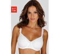Minimizer-BH NUANCE, Damen, Gr. 95, Cup F, weiß, Microtouch, Obermaterial: 78% Polyamid, 18% Elasthan, 4% Polyester, BHs Minimizer-BH, mit Bügel & extraleichten Spacer-Schalen (48953733-95) weiß