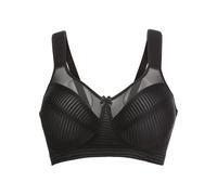 Minimizer-BH BONPRIX "Minimizer-BH ohne Bügel mit gepolsterten Trägern", Damen, Gr. 95, Cup E, schwarz, Obermaterial: 92% Polyamid, 8% Elasthan. Futter: 92% Polyamid, 8% Elasthan, BHs Minimizer-BH, mi
