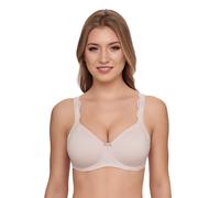 Minimizer-BH SUSA "London", Damen, Gr. 75, Cup D, sand, Obermaterial: 77% Polyamid, 23% Elasthan, unifarben, BHs Minimizer-BH, mit Bügeln (52616230-75)