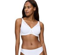 Minimizer-BH TRIUMPH "Amourette W01", Damen, Gr. 75, Cup D, weiß, Obermaterial: 68% Polyamid, 32% Elasthan, unifarben, BHs Minimizer-BH, verkleinert die Brust optisch um eine Cup-Größe, Topseller (599