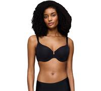 Minimizer-BH TRIUMPH "Body Make-Up Illusion Curve", Damen, Gr. 75, Cup F, schwarz, Microtouch, Obermaterial: 80% Polyamid, 20% Polyester, Basic, BHs Minimizer-BH, verkleinert die Brust optisch, breite