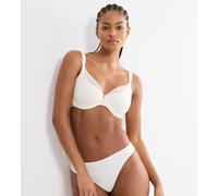 Minimizer-BH TRIUMPH "Body Make-Up Illusion Curve", Damen, Gr. 90, Cup E, ecru weiß, Microtouch, Obermaterial: 81% Polyamid, 19% Elasthan, Basic, BHs Minimizer-BH, verkleinert die Brust optisch, breit