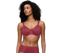 Minimizer-BH TRIUMPH "Essential Minimizer", Damen, Gr. 70, Cup C, sweet marsala, Microtouch, Obermaterial: 70% Polyamid, 30% Elasthan, BHs Minimizer-BH, schimmerndes Jacquard-Muster, mit Bügel (913653