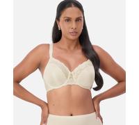 Triumph Minimizer-BH Ladyform Soft W, mit Bügel und Spitze 95, Cup E beige Damen Bügel-BHs BHs Damenwäsche 95, Cup E creme