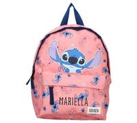 minimutz Kindergarten-Rucksack Disney Stitch - Personalisiert mit Name - Kleiner Rucksack Mädchen Jungen - Freizeitrucksack Kinder 2 Fächer