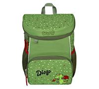 minimutz Mini-Me Kindergartenrucksack mit Name | personalisierter Kinder-Rucksack Drache Dragon 3-6 Jahre | Rucksack Jungen Mädchen gepolsterte Schultergurte mit Brustgurt (Diegon Dragon)