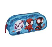minimutz Schlampermäppchen Spidey Mädchen Jungen - Personalisiert mit Name - Schüleretui Stiftemäppchen für Schule und Daheim