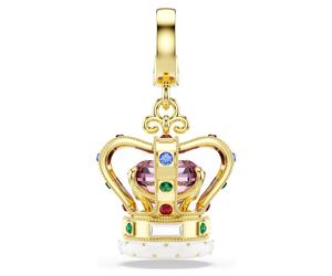 Minions Crown Charm, Verschiedene Schliffe, Mehrfarbig, 18K Goldbeschichtet OS