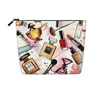 MINIOZE Make-up-Tasche, Reise-Kosmetiktasche, Organizer, Kulturbeutel, Make-up-Tasche für Damen und Mädchen, groß, leicht, Black35, Einheitsgröße