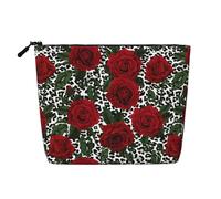 MINIOZE Make-up-Tasche, Reise-Kosmetiktasche, Organizer, Kulturbeutel, Make-up-Tasche für Damen und Mädchen, groß, leicht, Black28, Einheitsgröße