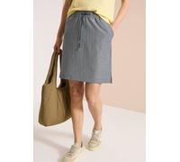 Minirock CECIL, Damen, Gr. M (40), palm breeze grün, Stoff, 73% Polyester, 24% Viskose, 3% Elasthan, gestreift, comfort fit kurz, Röcke Minirock, aus Seersucker-Material (61740629-M) palm breeze grün