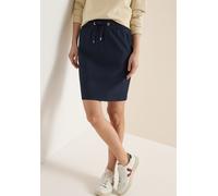 Minirock CECIL, Damen, Gr. M (40), universal blau, Stoff, 95% Polyester, 5% Elasthan, unifarben, comfort fit knielang, Röcke Minirock, Middle Waist (88231866-M) universal blau