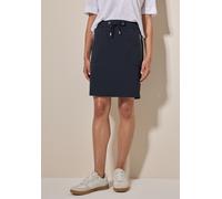 Cecil Damen Strukturrock B361553 – blau, 95% Polyamid/5% Elasthan, Elastikbund – Gr. XXL (46)