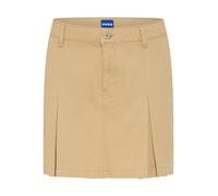 Minirock HUGO BLUE "Rundale", Damen, Gr. 42, open beige 280, Twill, Obermaterial: 100% Baumwolle, unifarben, mini, Röcke Minirock, mit Falten, Mid Waist (87393328-42) open beige 280