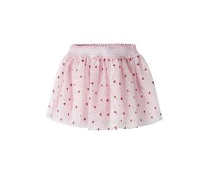 Minirock NAME IT "NMFBEROSS TULLE SKIRT", Mädchen, Gr. 116, cradle pink, Tüll, Obermaterial: 100% Polyamid, bedruckt, Basic mini, Röcke Minirock (11995425-116) cradle pink
