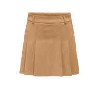 Minirock ONLY "ONLSTINA LIFE HW FAUX SUEDE SKIRT PNT", Damen, Gr. XL (42), toasted coconut, Web, Obermaterial: 95% Polyester, 5% Elasthan, unifarben, kurz, Röcke Minirock (34409518-XL) toasted coconut