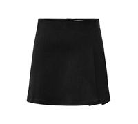 Minirock ONLY "ONLSULAJMA HW PLEAT SKIRT CC TLR", Damen, Gr. 34, schwarz, Web, Obermaterial: 69% Polyester, 28% Viskose, 3% Elasthan, unifarben, kurz, Röcke Minirock, Materialmix (17036157-34) schwarz