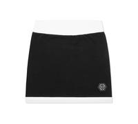 Minirock PHILIPP PLEIN "Kurzer Rock", Damen, Gr. 6, schwarz (02, schwarz), Obermaterial: 95% Baumwolle, 5% Elasthan, Röcke Minirock (51392041-6) 02, schwarz