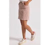 Minirock STREET ONE, Damen, Gr. 36, rosa (faded rose), Web, 98% Baumwolle, 2% Elasthan, unifarben, normal mini, Röcke, in Cord-Optik (78033452-36) faded rose