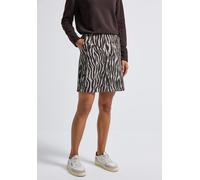 Street One Frauen Zebra Jacquard Rock in Braun, Gr: 44
