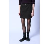 Minirock STREET ONE STUDIO, Damen, Gr. 44, anthrazit melange, Stoff, 90% Polyester, 10% Viskose, unifarben, normal knielang, Röcke Minirock, in Wolloptik (96781825-44) anthrazit melange