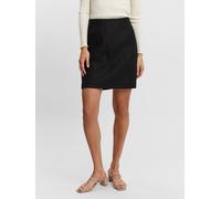 Minirock VERO MODA "VMFORTUNEALLISON HW SHORT SKIRT GA NOOS", Damen, Gr. XL (42), schwarz, Web, Obermaterial: 100% Polyester, unifarben, sehr figurbetont kurz, Röcke Minirock, Kunstfaser (38081218-XL)