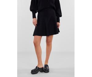 Minirock Y.A.S "YASFONNY HW KNIT SKIRT S. NOOS", Damen, Gr. S (36), schwarz, Strick, Obermaterial: 72% Viskose, 28% Polyester, unifarben, regular fit kurz, Röcke Minirock (87305104-S) schwarz