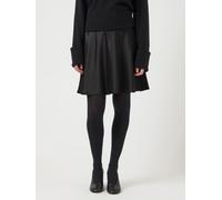 Minirock Y.A.S "YASPELLA HW VOLUME SHORT SKIRT S. NOOS", Damen, Gr. 40, schwarz, Web, Obermaterial: 97% Polyester, 3% Elasthan, unifarben, kurz, Röcke Minirock (27811413-40) schwarz