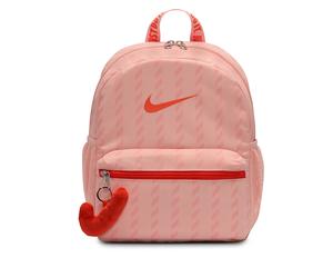Minirucksack NIKE "Y NK JDI MINI BKPK - SU26 AOP", arctic orange, turf orange, turf orange, Rucksäcke, Kinder, B/H/T: 33cm x 46cm x 13cm, Obermaterial: 100% Polyester, Für Kinder und Jugendliche, B:33