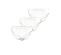 Minislip AMMANN "3er Pack Mini Slip Day Modern / Micro Modal", Herren, Gr. M, weiß, Single Jersey, Obermaterial: 93% Modal CMD. 7% Elasthan EL., Unterhosen (11756827-M) weiß