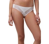 Minislip CHANTELLE "FLORAL TOUCH", Damen, Gr. 42, milk, Obermaterial: 75% Polyamid, 25% Elasthan, körpernah, Unterhosen, Spitze, blickdichtes Gewebe (78543410-42) milk