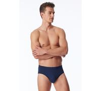 Schiesser Herren Minislip Essentials mit weichem Bündchen 95/5 Dunkelblau