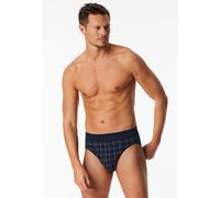 Minislip Feininterlock gemustert nachtblau - Fine Interlock 10